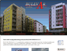 Tablet Screenshot of bulevargradnja.com
